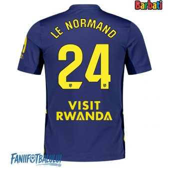 Atletico Madrid Robin Le Normand #24 Tricou Fotbal Replică 2025-26 Barbati Deplasare